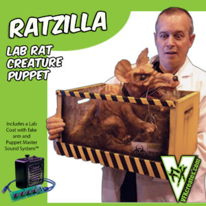 Crate Creature Rat Puppet - Lab Ratzilla