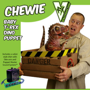 Chewie the T-Rex Dino Puppet