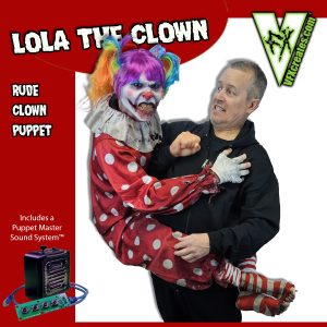 Lola the Clown Puppet w/moving mouth