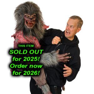 Lon the Wolfman Puppet w/moving mouth