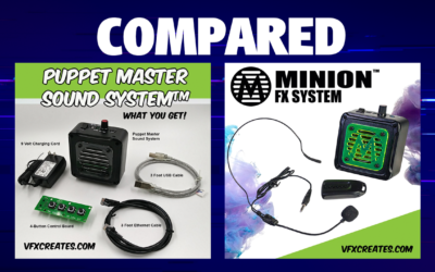 Puppet Master Sound System and Minion FX System Compared