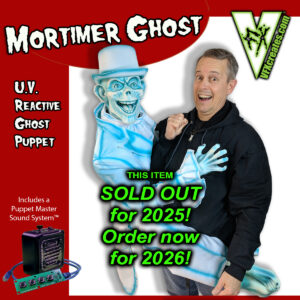 Mortimer Ghost Puppet w/moving mouth