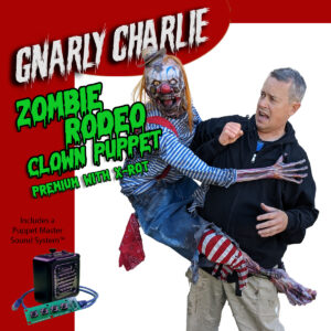 Gnarly Charlie Zombie Puppet With X-Rot