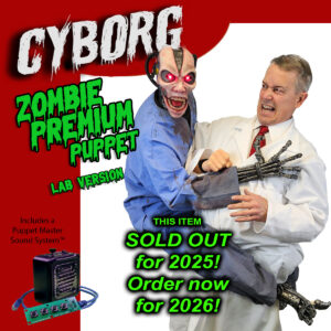 Cyborg Zombie Puppet Premium - Lab Version