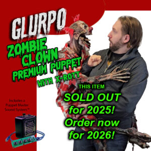 Glurpo Premium Clown Puppet w/X-Rott