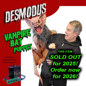Desmodus Vampire Bat Puppet - 3 Versions